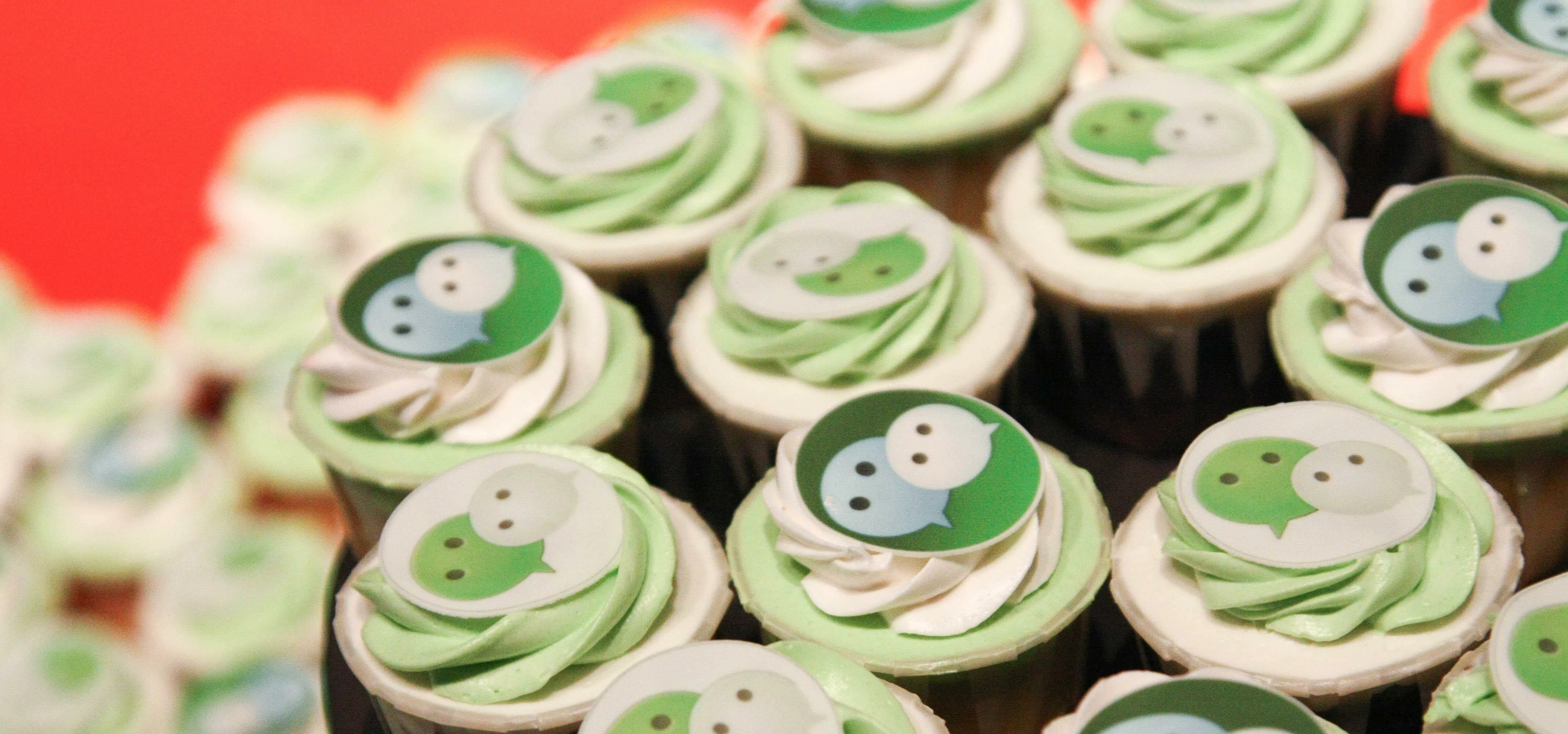 WeChat cupcake