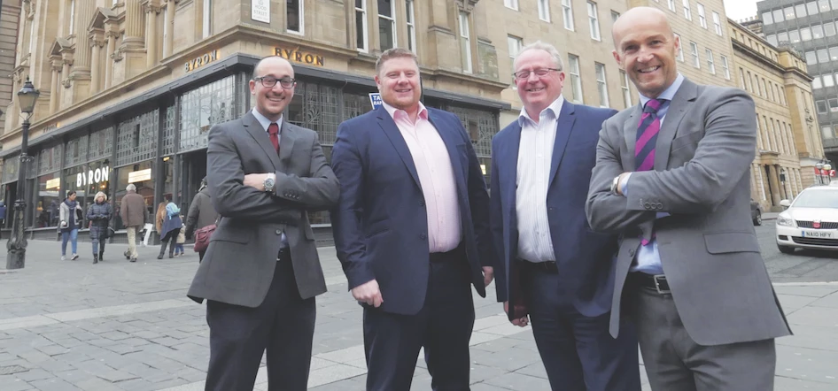 L-R: Richard Rafique, Neil Hart, Geoff Davis, and Peter Bartley