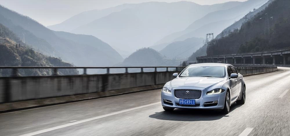 Promotional shot for one of the Jaguar vehicles available from Rockar's new online platform.