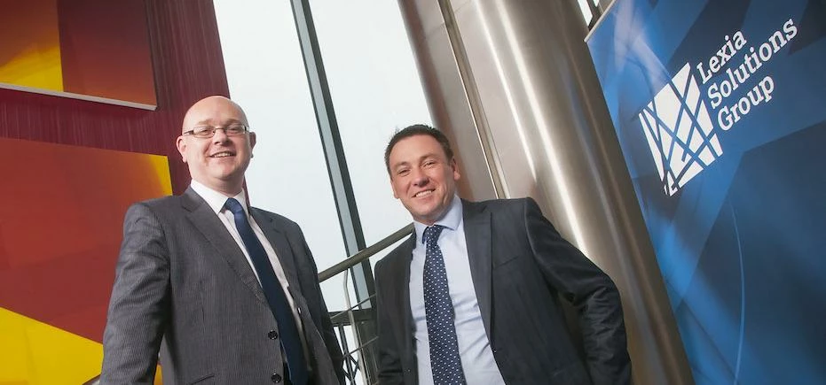 Steven McGawn (Lloyds Bank) and Jason Davy (Lexia Solutions Group).