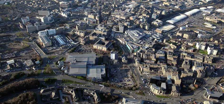 The site at George Street in Bradford city centre.