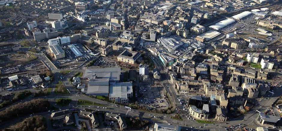 The site at George Street in Bradford city centre. 