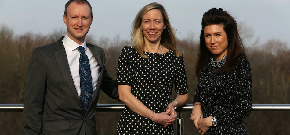 New Sintons partners Anna Barton, Jane Meikle and Tom Wills