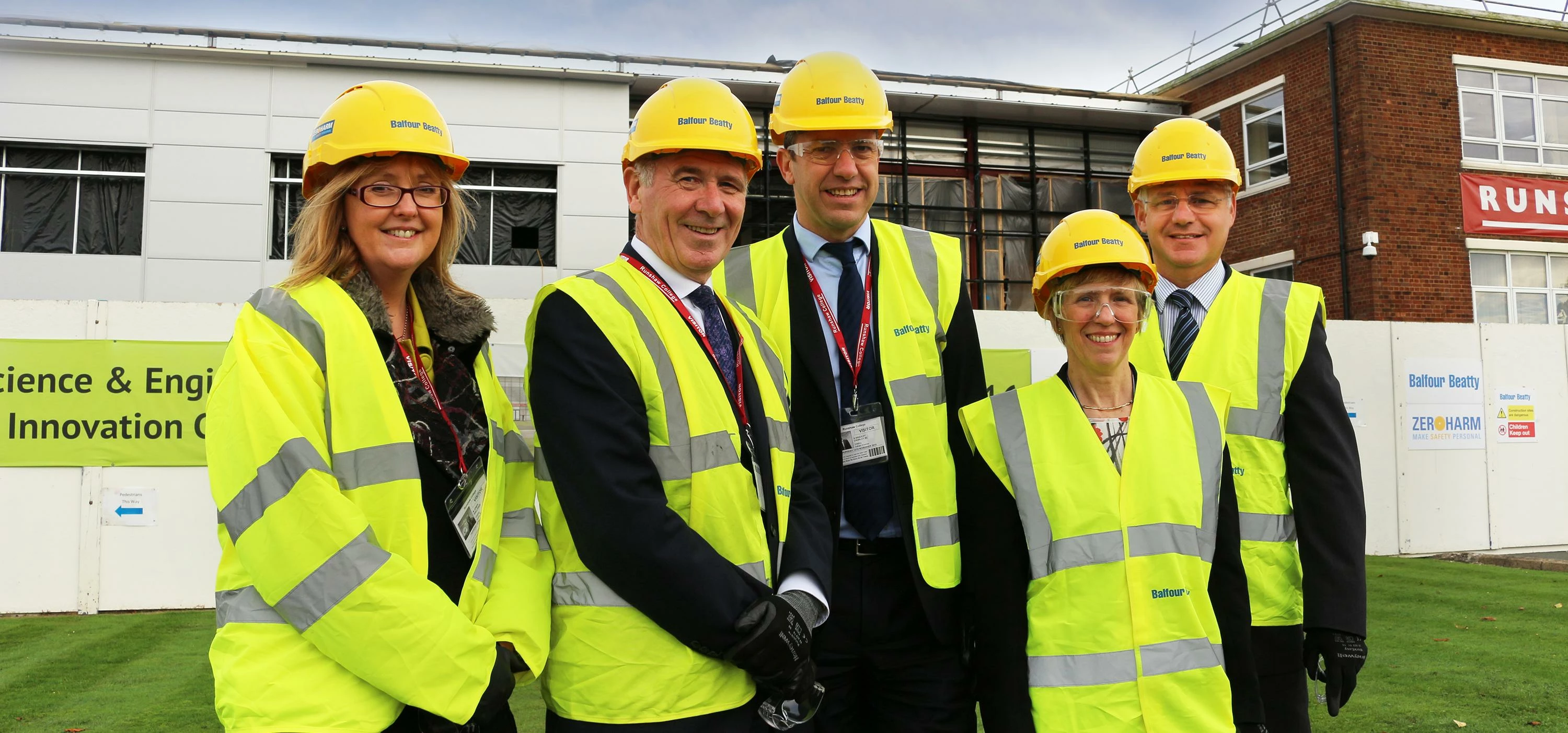 Construction nears completion on Runshaw College’s £6.2m science and engineering facility
