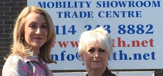 Isabella (left) and her sister Jane have launched ibath in a former entertainment venue in Sheffield
