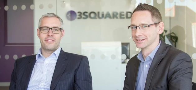 Tim Jones and James Fox, owners of 3Squared in Sheffield