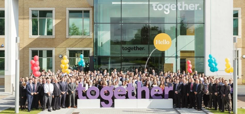 The Together team at its headquarters