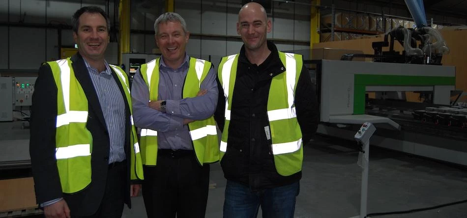 Colin Robinson, John Harrington and Andrew Ward from Top  Brass