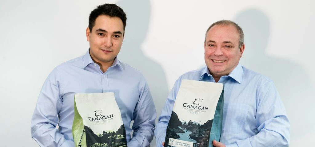 Eddie and James Milbourne, Founder and Director at Symply Pet Food
