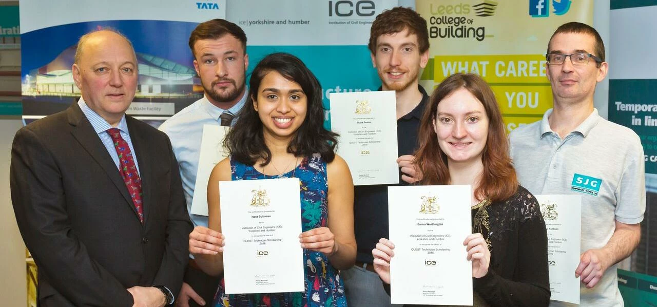 Leeds College of Building students receive coveted scholarships