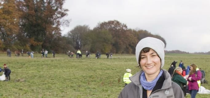 Kall Kwik owner Christine Herbert photographed at a tree planting day