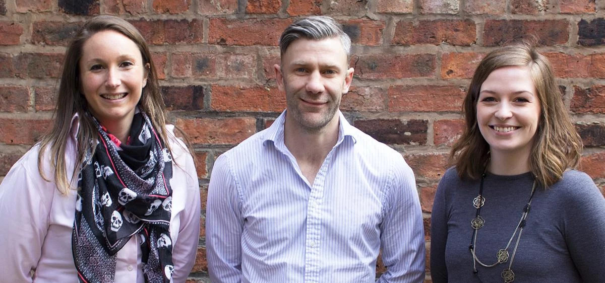 (from left to right) Ginny Deacon, Mike Longfellow and Hannah Hobbs.