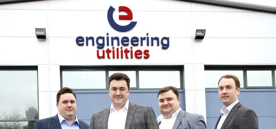  The four directors at Engineering Utilities, (l-r) brothers Julian, Nigel, Gavin and Murray Soulsby
