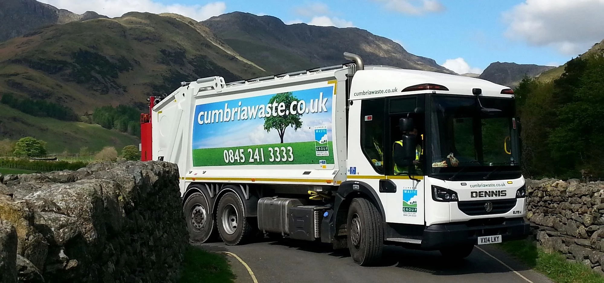 New Cumbria Waste Group vehicles