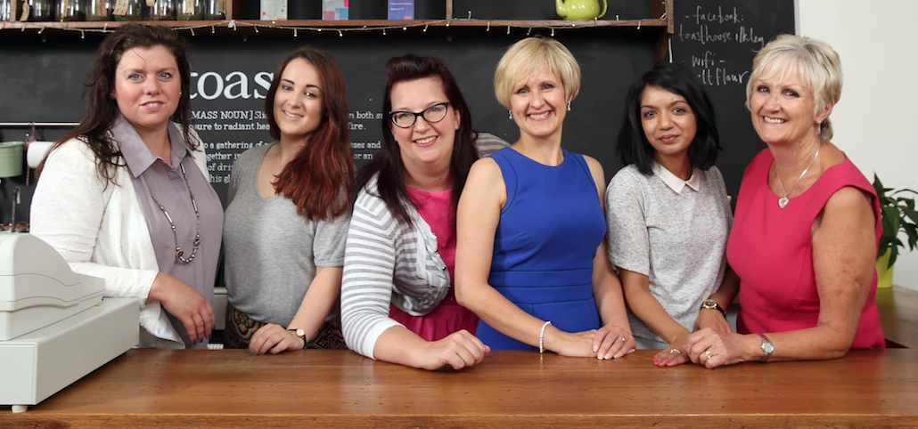 Approach PR: Helen Elson, Rebekha White, Verity Clarke, Suzanne Watson, Anisha Mistry and Anne Kemp.
