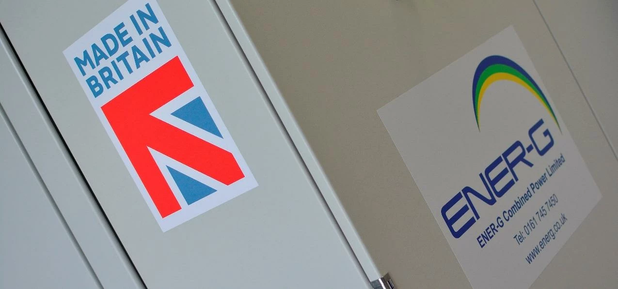ENER-G CHP system carries the Made in Britain marque