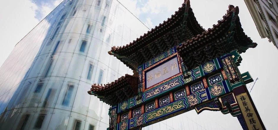 The Chinatown London gateway.
