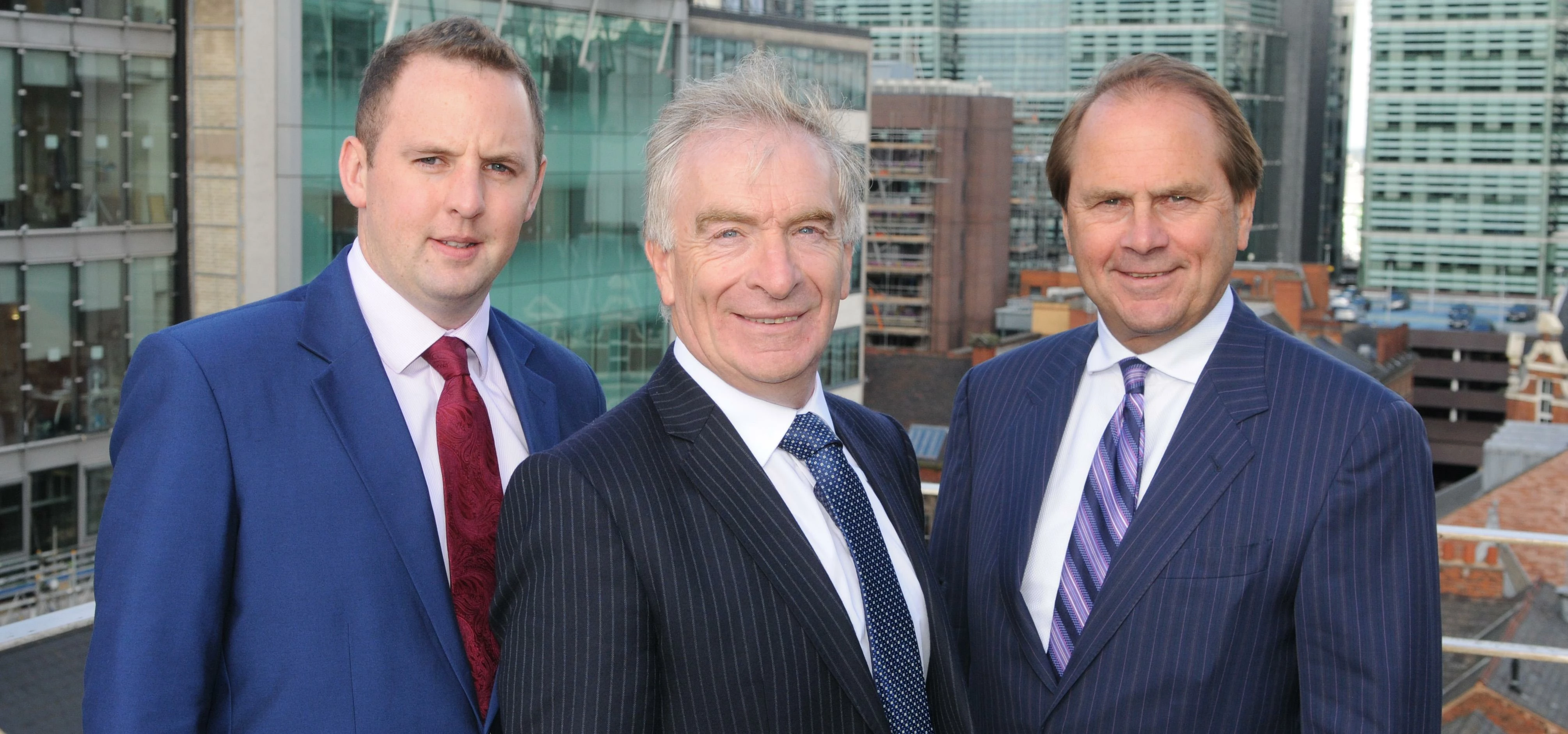 (L-R): Jonathan Stott, Charles Hamer and Michael Ward.