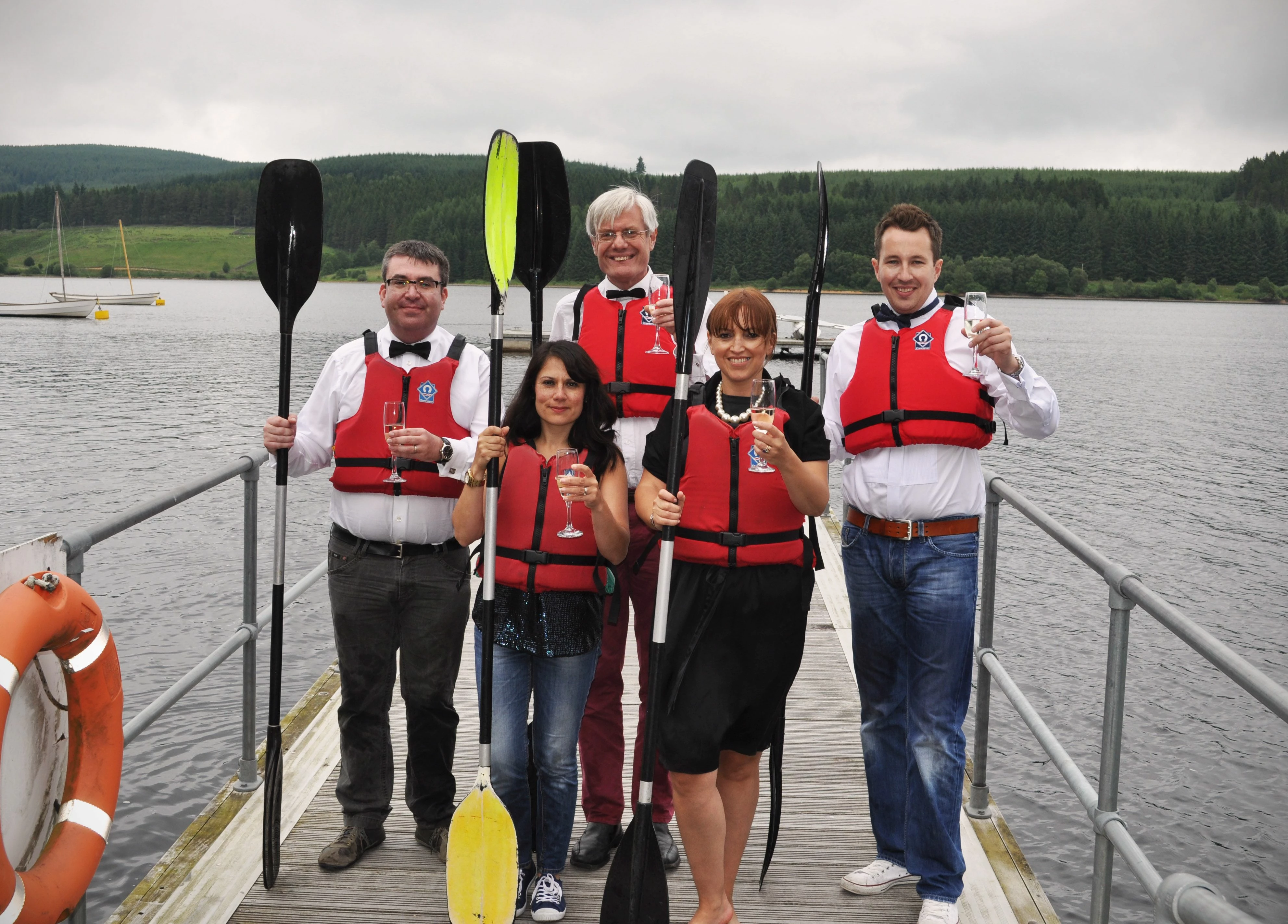 The TLW team with Peter Cockerill