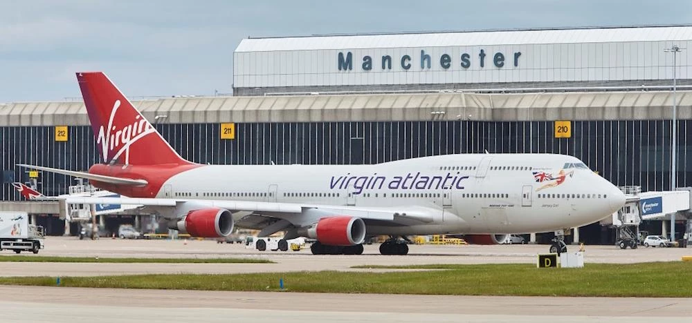 The expansion marks the first time an airline has offered direct flights between Manchester and San