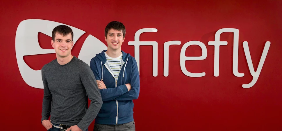 Firefly Learning founders Simon Hay and Joe Mathewson.