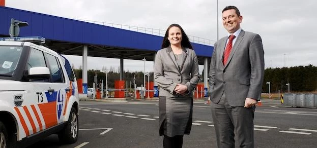 Rachel Turnbull, CEO of TT2 with Duncan Reid, senior equity partner at Watson Burton law firm