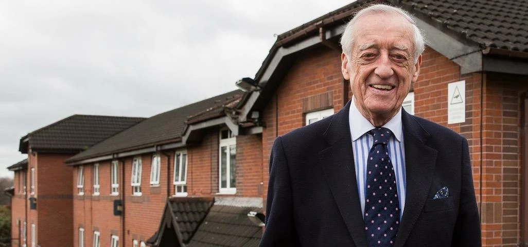 John Cox Chairman of the Joseph Cox Charity at Mary & Joseph House in Manchester