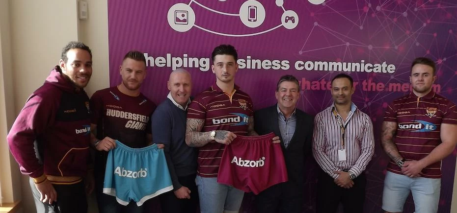 Huddersfield Giants partners with Abzorb.