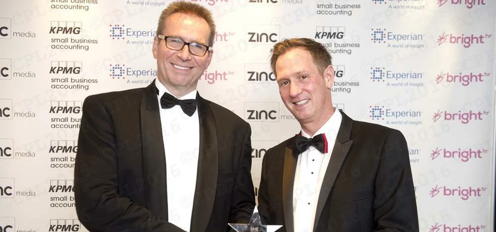 L to R: Paul Harris, co-founder and CMO with Paul Tooth, co-founder and CEO of BrightHR
