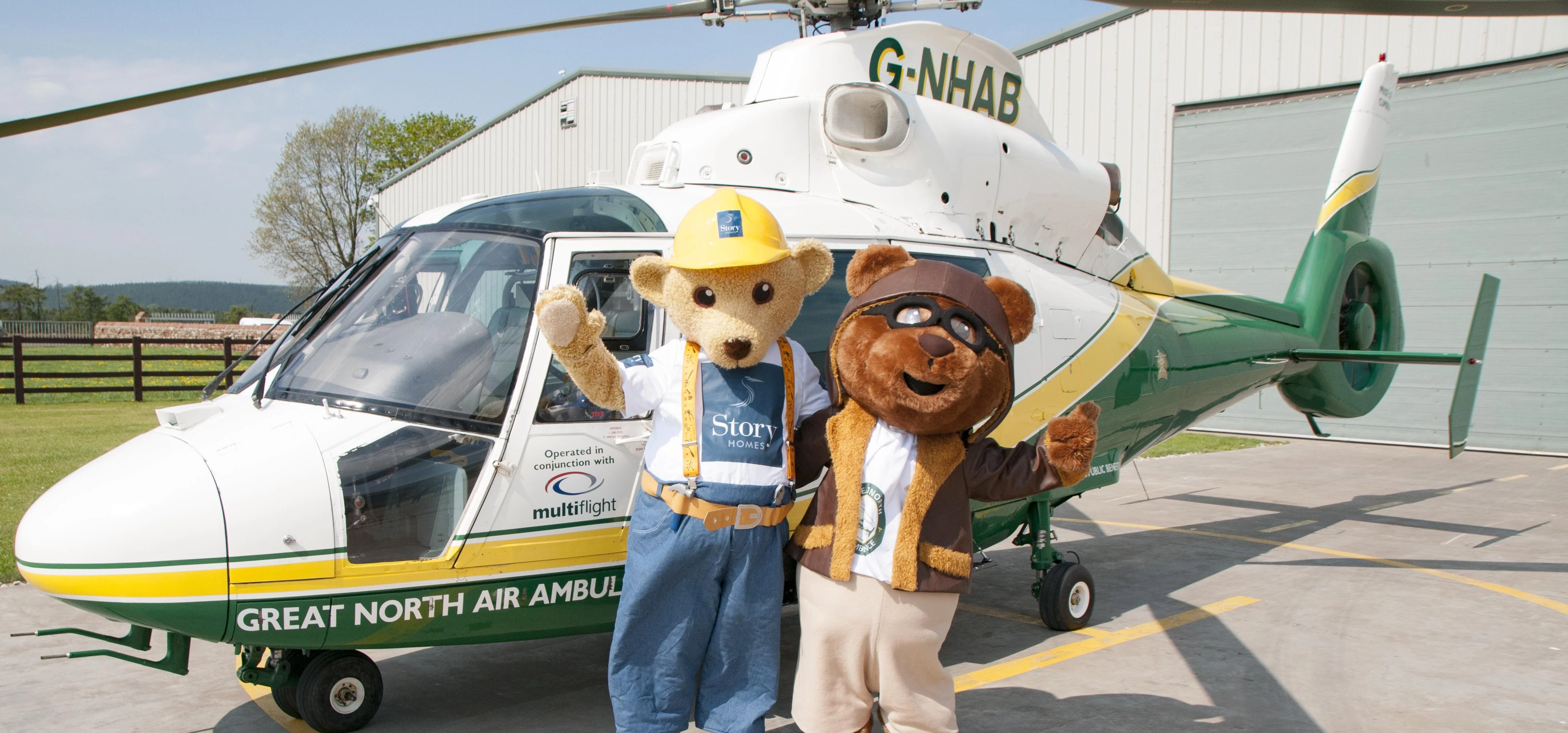 Story Homes supports the Great North Air Ambulance