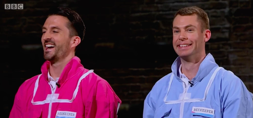 Joe Harper (left) with Andy Sugden