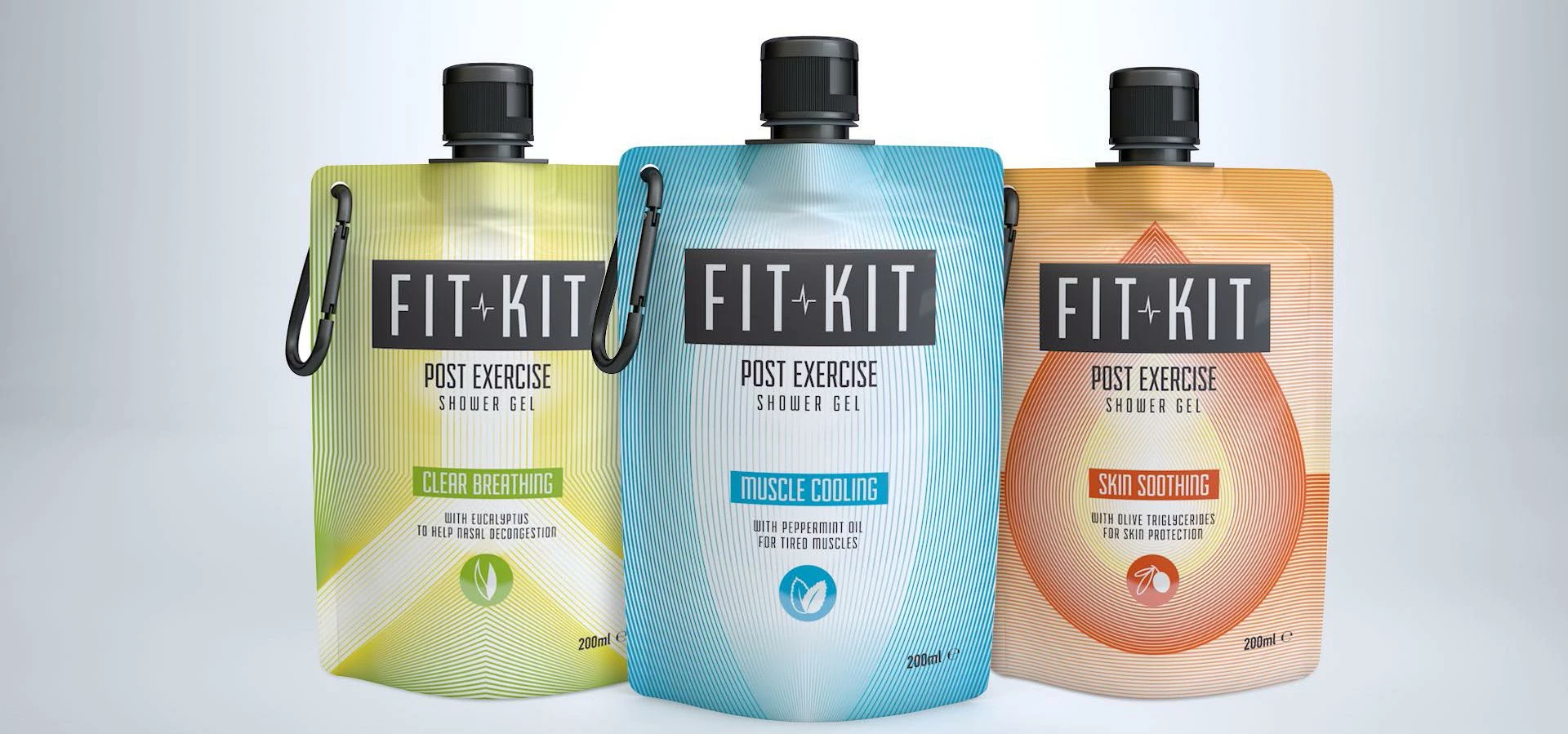 Life hack shower gel Fit Kit rebrands with fresh look by INITIALS