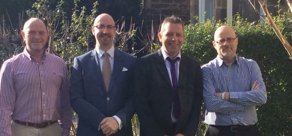 Donald Milne (PFP Director), Colin Robinson (MD of Robinson Financial Solutions), Keith Woodall (par