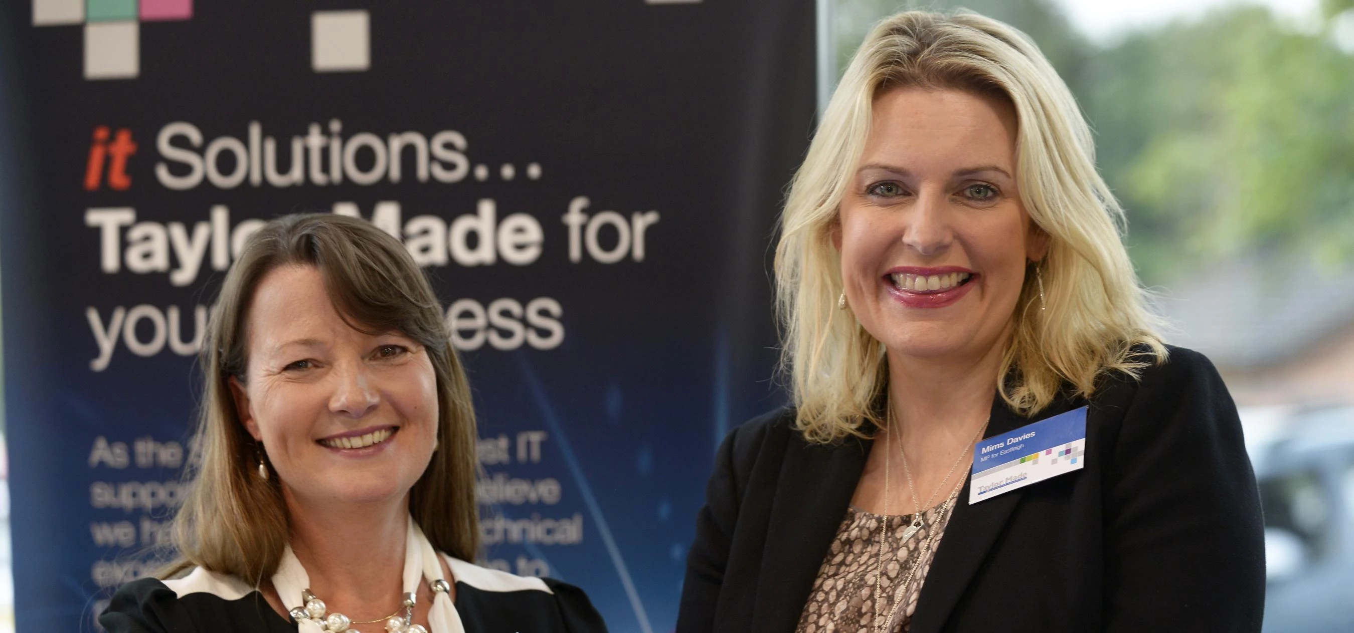Aly Taylor and Mims Davies
