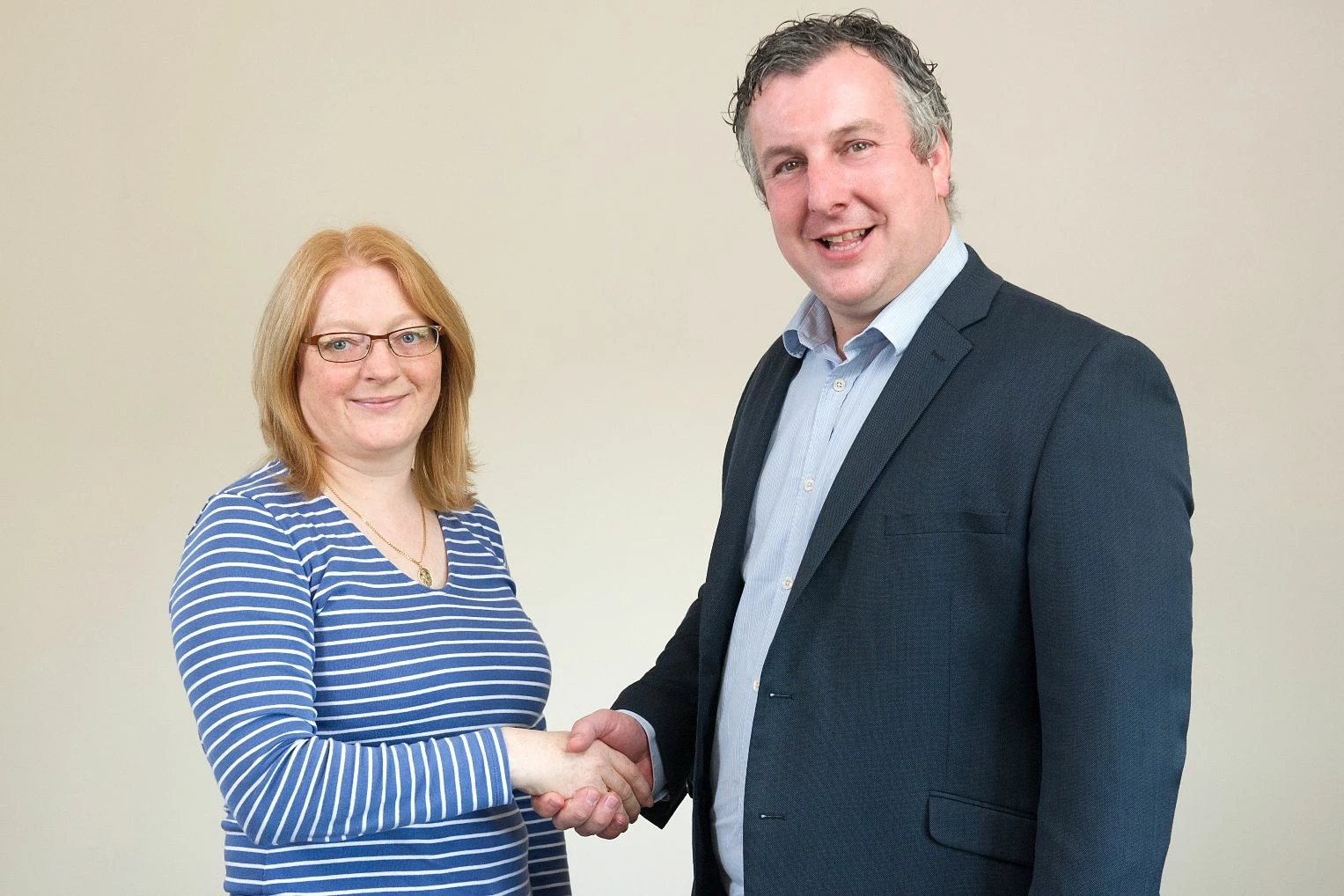 Rebecca Buttner with Andy Steele at 360 Chartered Accountants