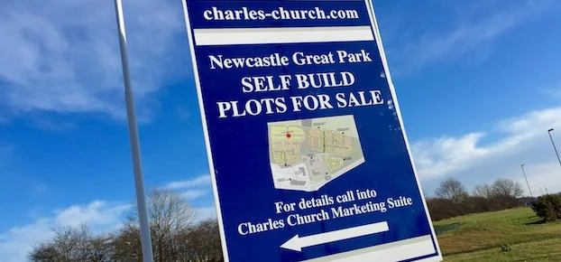 Self build plots for sale at Newcastle Great Park 