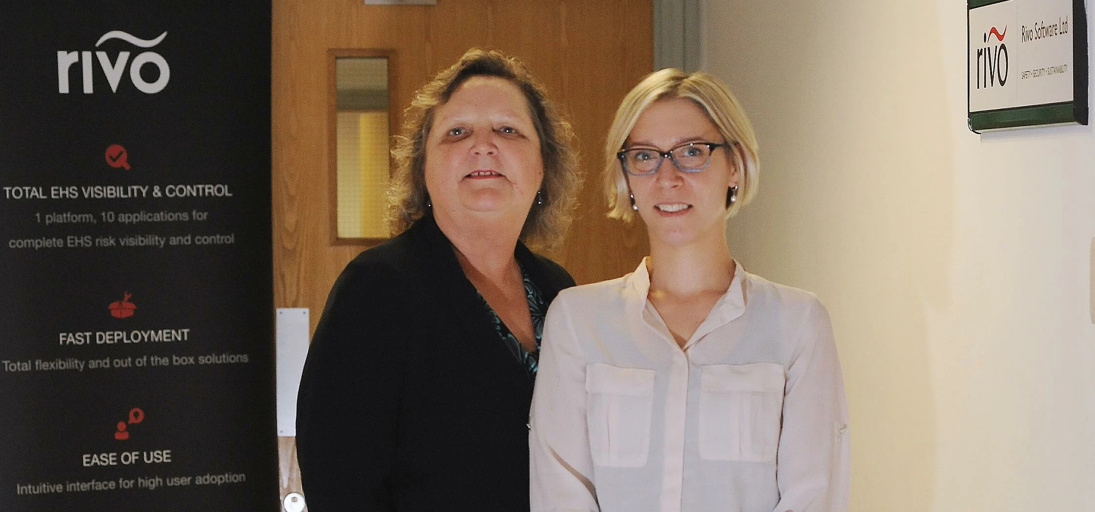 Karen Aston (Innovation Centre) and Ineke Leclercq (Rivo)