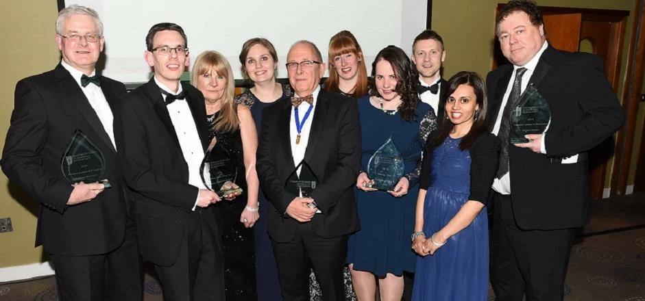 2015 winners at the ICAEW Chartered Accountants Manchester Awards Dinner