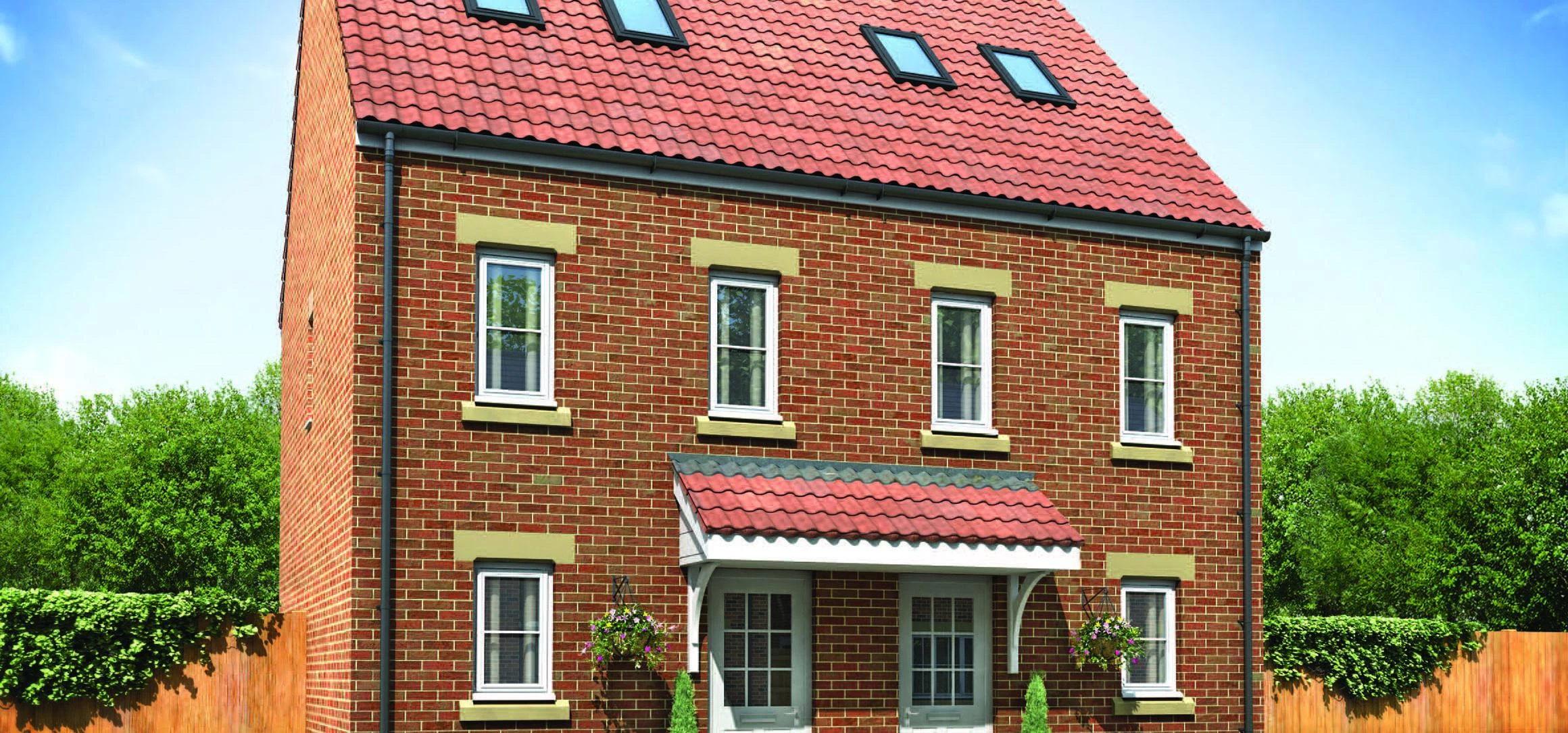 An example of one of the new houses