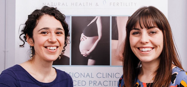 From L-R Louise Collyer and Laura Bicker, founders of the Jesmond Natural Health & Fertility Clinic