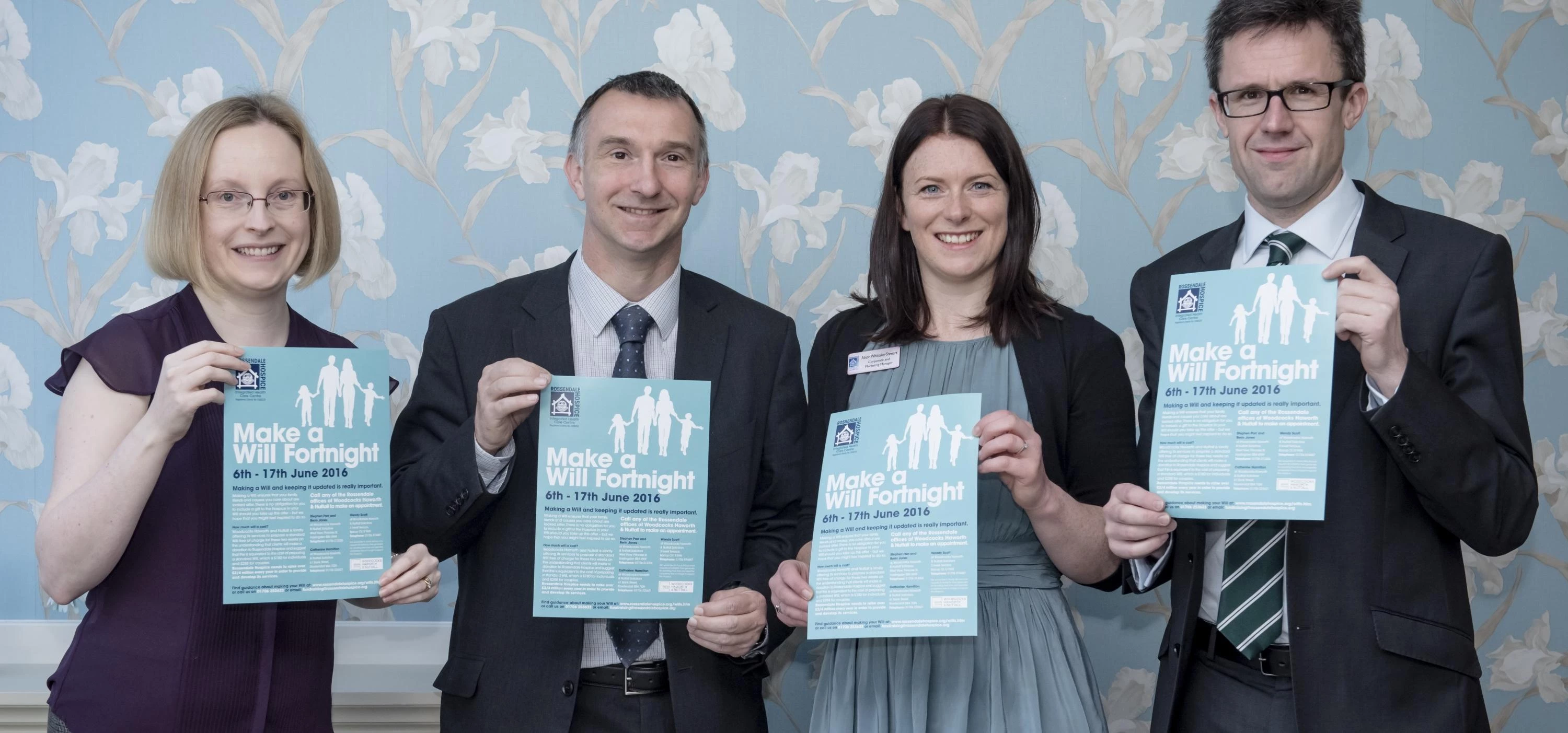 LR Catherine Hamilton, Berin Jones, Alison Whittaker-Stewart and Stephen Parr.