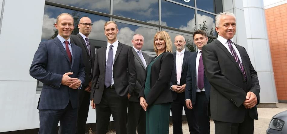 Anabas Leadership team L-R Alistair Craig, Ravi Bhatnagar, Laurence Allen, Mike Campion, Kathy Hope,