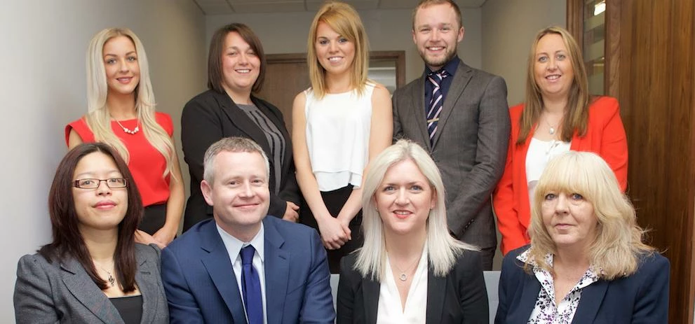 The team at Paul Crowley & Co's city centre office 