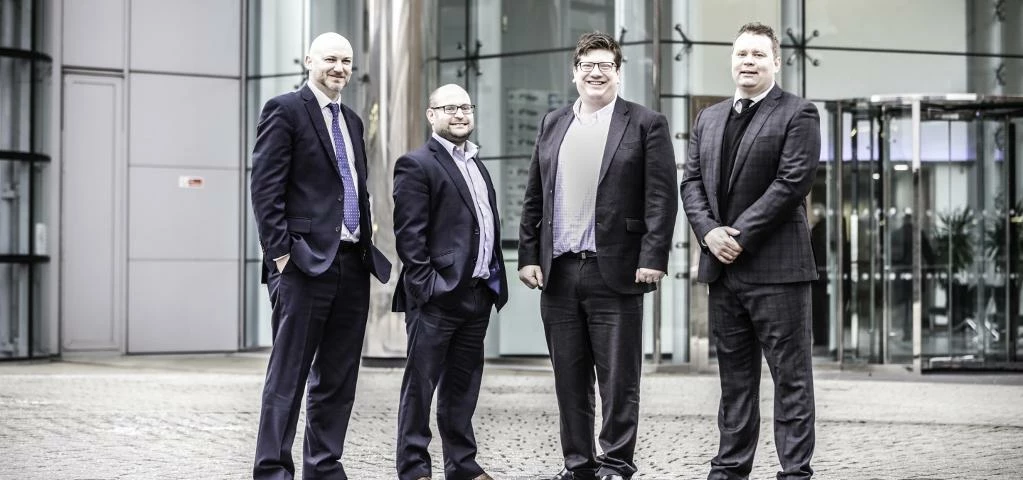 L-R: Martin Willock, Rob Miller, Steven Wiseglass and Tim Keeling