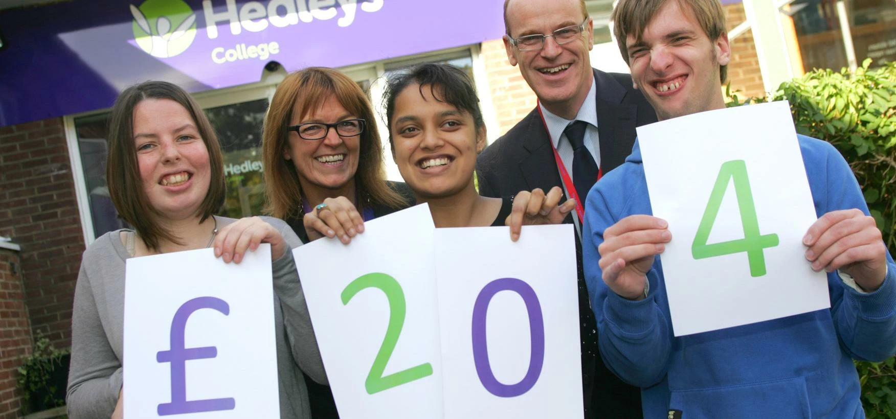 Left to right: Kate Holstead, Sheila Coltman, Shekila Ahakter, Paul Webster and Jonathan Jackson.