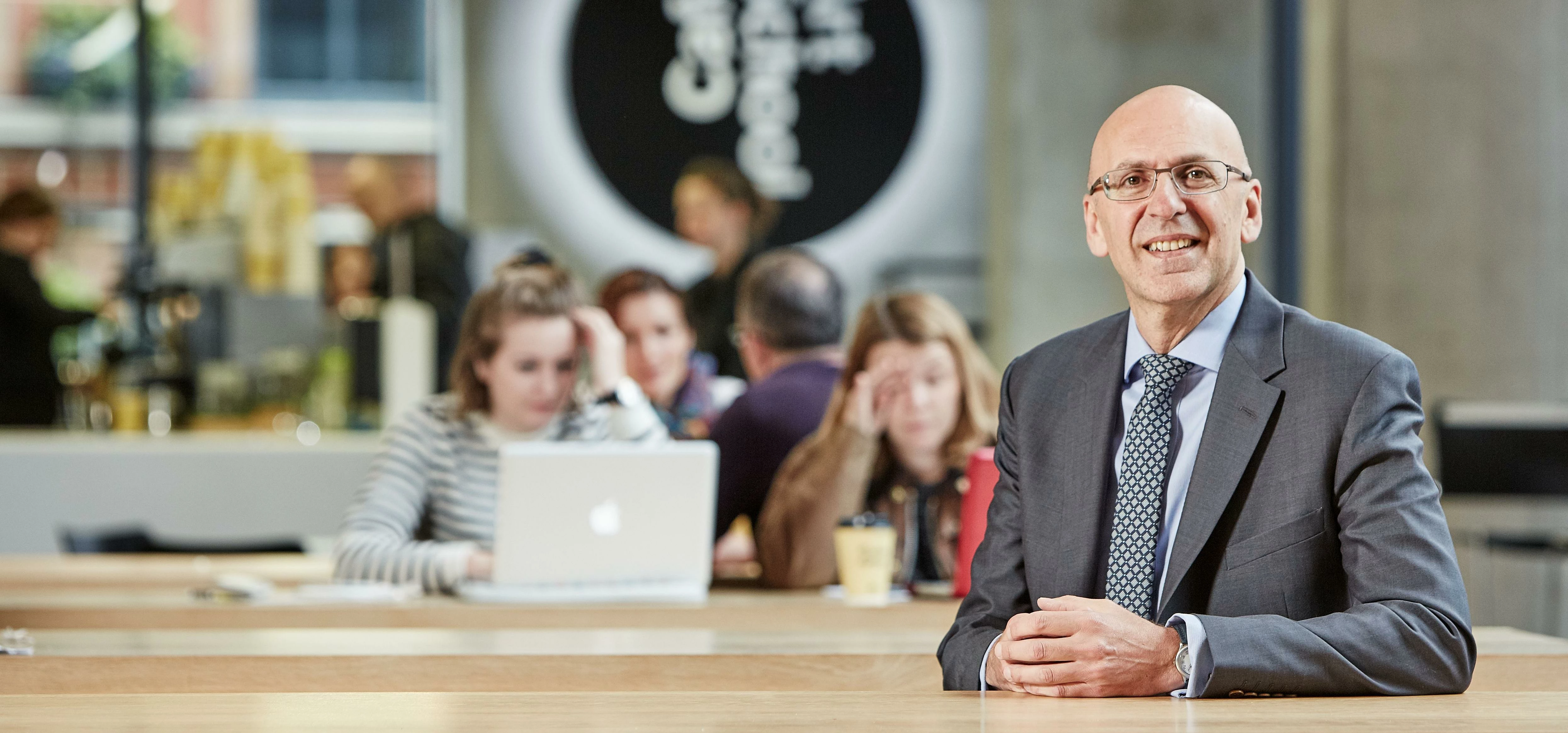 Manchester Metropolitan University Vice-Chancellor Professor Malcolm Press is urging North West busi
