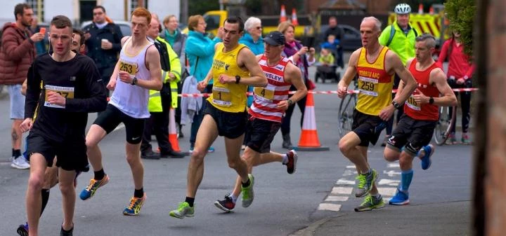 Runners taking on the first BTR Hale Village 5 Mile road race - Picture by Paul Francis Cooper