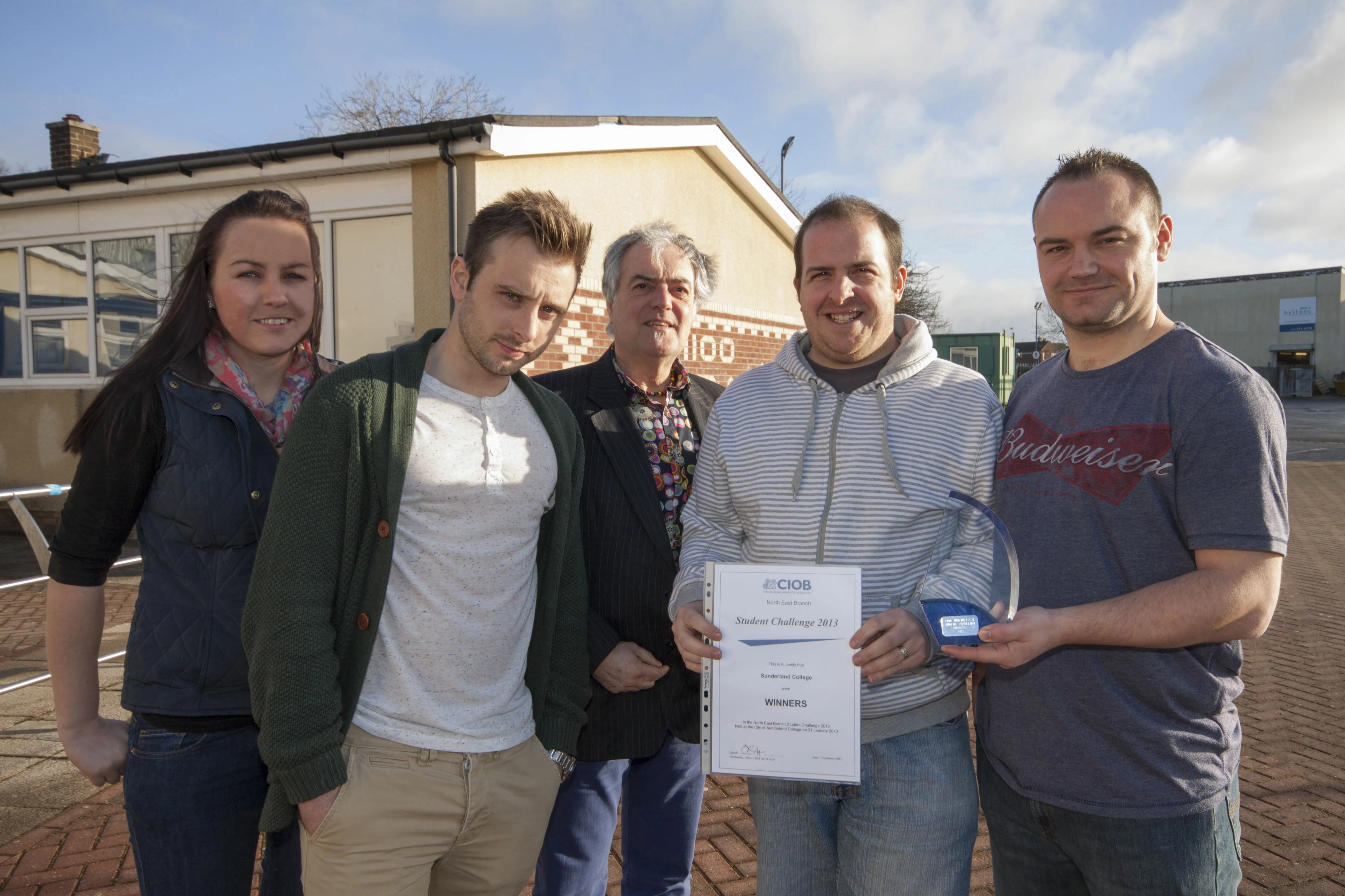 Construction students