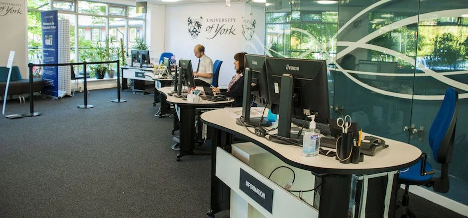 The revamped Information Centre at the University of York.