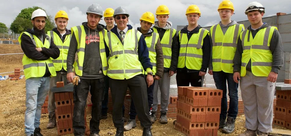 Bradford College students visited Barratt Homes' St Andrew's View